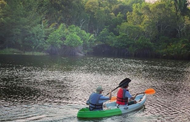 Kayaking in the Fusion Resort Phu Quoc